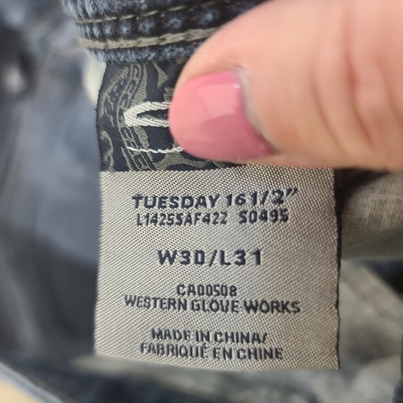 Silver Tuesday Jeans Women's W30/L31 Blue Denim Low Slim Boot Super Stretch - Picture 2 of 8